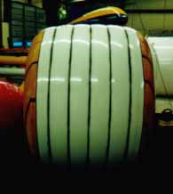 Ultraliner - plastic tubing on giant spool